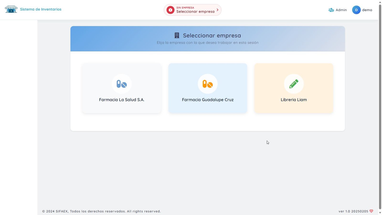 Configuración multiempresa